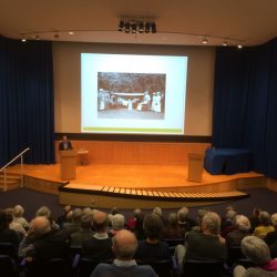 View of the stage